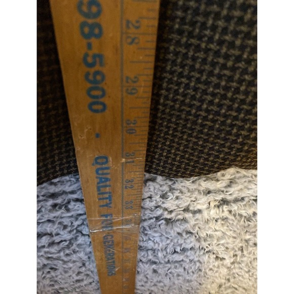 Riserva Dillard's Sport Blazer Jacket Houndstooth 40 R Made in Italy 100% Wool - Picture 15 of 16